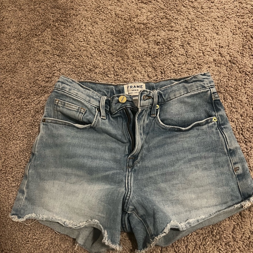 Frame Denim Shorts high waisted
